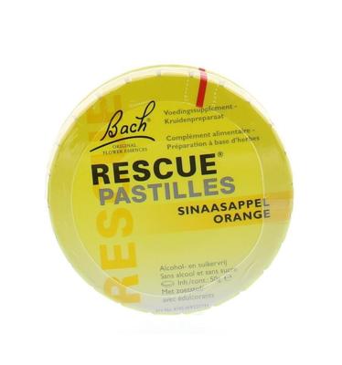 Bach Rescue Rescue pastilles sinaasappel 50 Gram Bach Rescue Rescue pastilles sinaasappel 50 Gram