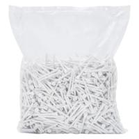 VidaXL 1000 st golftees 70 mm bamboe wit - thumbnail