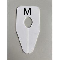 Maataanduider ovaal wit/zwart M - thumbnail
