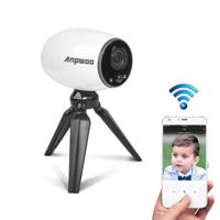 Anpwoo Cannon 1.3MP 960 P 1/3-inch CMOS HD WiFi IP-Camera met statief houder de opsporing van de motie van de steun / Night Vision (wit) - thumbnail