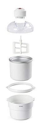 DOMO Eismaschine IJsmachine Kabelgebonden, Met voet 1 l