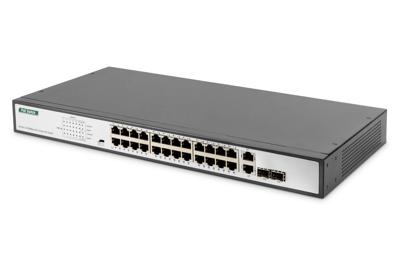 Digitus DN-95343 DN-95343 Netwerk switch 24 + 2 poorten 10 / 100 MBit/s