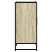 Dressoir 134x35x76 cm bewerkt hout sonoma eikenkleurig - thumbnail
