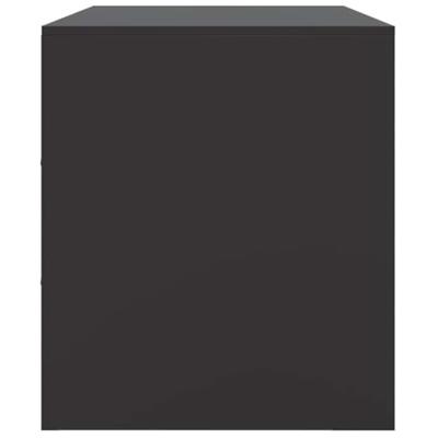 Tv-meubelen 2 st 67x39x44 cm staal zwart