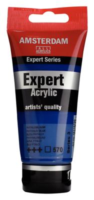 Royal Talens Amsterdam Expert Series Acrylverf Tube 75 ml - Phtaloblauw 570