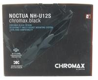 Noctua NH-U12S chromax.black cpu-koeler - thumbnail