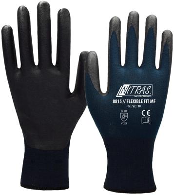 NITRAS SAFETY Nitras fijn gebreide handschoen "flexible fit mf" glove size 9 flexible fit mf