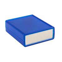 Hammond Electronics 1593BBALTBU Handbehuizing 95 x 77 x 30 ABS kunststof, Aluminium Blauw (transparant) 1 stuk(s) - thumbnail
