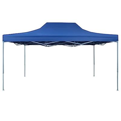 Partytent inklapbaar 3x4 m staal blauw Partytent inklapbaar 3x4 m staal blauw