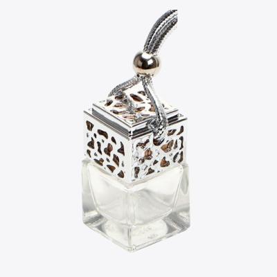 Luxe autoparfum met hanger - zilver