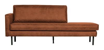 WOOOD Daybed 'Rodeo' Links, kleur Cognac