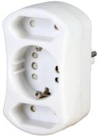 Kopp 179602001 3-voudig Stopcontactsplitter Wit - thumbnail