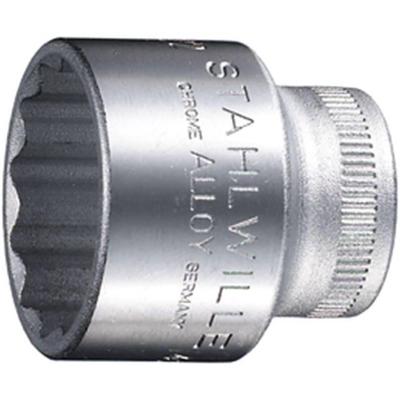 Stahlwille 45 12 02010012 Dubbel zeskant Dopsleutelinzetstuk 12 mm 3/8 (10 mm)