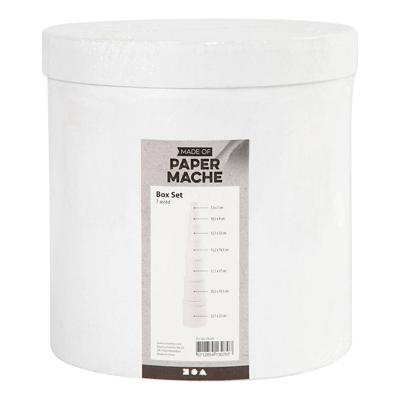 Creativ Company Ronde dozen wit, 7st.