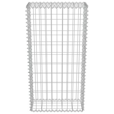 Schanskorfmuur met deksels 50x20x100 cm gegalvaniseerd staal Schanskorfmuur met deksels 50x20x100 cm gegalvaniseerd staal