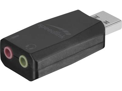 SpeedLink Vigo Microfoonontvanger Hoofdtelefoon (3.5 mm jackplug), Microfoon (3.5 mm jackplug) Zwart