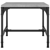 Bijzettafels 2 st 40x40x35 cm bewerkt hout grijs sonoma eiken - thumbnail