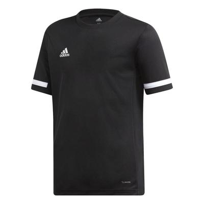 Adidas T19 Short Sleeve Tee Jongens Zwart Adidas T19 Short Sleeve Tee Jongens Zwart