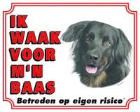 Hovawart Waakbord - Ik waak voor mijn Baas - thumbnail