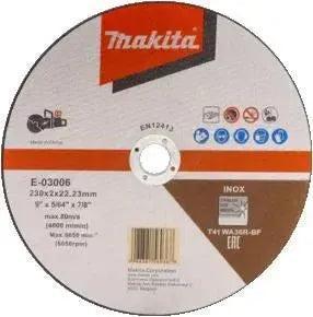 Makita Doorslijpschijven 230x22,23x2,0mm RVS (25st) - E-03006-25