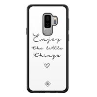 Samsung Galaxy S9 Plus glazen hardcase - Enjoy life - thumbnail