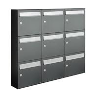 Allux Flow Set 3-Breed, 3-Hoog Antraciet - 40040065_3x3 - thumbnail