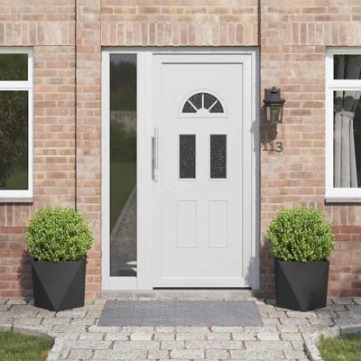 Plantenbak 2 pcs Zwart 40 x 40 x 40 cm Staal