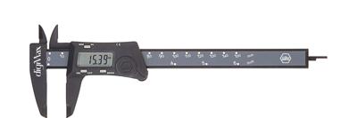 Wiha Dig.Messschieber 150mm Kunstst. Digimax Ables.0,01mm 29422 Digitale schuifmaat 150 mm