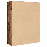 Wasmachinekast 70,5x25,5x90 cm oud houtkleurig - thumbnail