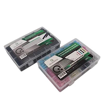 Quadrios 2107C406 Stootverbinder 0.25 mm² 6 mm² Volledig geïsoleerd Zwart, Transparant 920 stuk(s) Quadrios 2107C406 Stootverbinder 0.25 mm² 6 mm² Volledig geïsoleerd Zwart, Transparant 920 stuk(s)