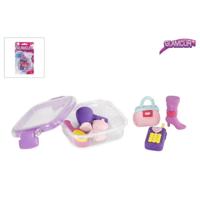 Glamour meiden gummetjes 8-delig - thumbnail