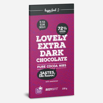 Smart Chocolate (0 Sugar & 72% Cacao) | Body & Fit | 100g