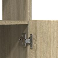 Hoge kast 63x33x180 cm bewerkt hout sonoma eikenkleurig - thumbnail