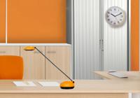 Wandklok unilux attraction magnetic 19,5 cm grijs - thumbnail