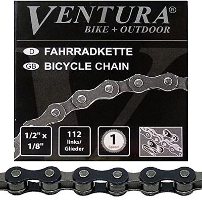 Ketting Ventura 1-Speed | 112S | 1/8 | Zwart