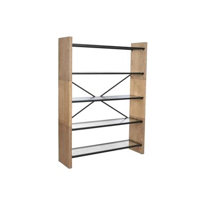 Planken Home ESPRIT Metaal Kristal Sparrenhout 120 x 31 x 158 cm