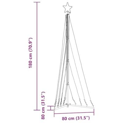 VidaXL Led-kerstboom 339 leds kleurrijk 187 cm VidaXL Led-kerstboom 339 leds kleurrijk 187 cm