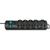 Brennenstuhl Primera-Line stekkerdoos | 10-voudig | Zwart | 2m H05VV-F 3G1,5 | De stopcontacten zijn schakelbaar per 5 | FR - 1153304120 - thumbnail