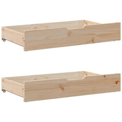 Bedframe zonder matras massief grenenhout 120x190 cm