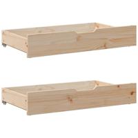 Bedframe zonder matras massief grenenhout 75x190 cm - thumbnail