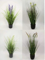 Deco kunstplant in pot Ø13xH75cm - thumbnail