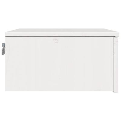 Nachtkastje 2 pcs Wit 37 x 35 x 18,5 cm Massief grenenhout