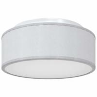 VidaXL Plafonnière met schijnwerpers grijs 30 x 30 x 13,5 cm stof - thumbnail