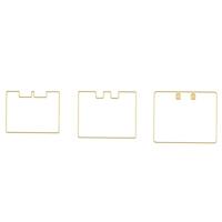 Vaessen Creative • snijmallen rolodex afgeronde rechthoek 3st. - thumbnail