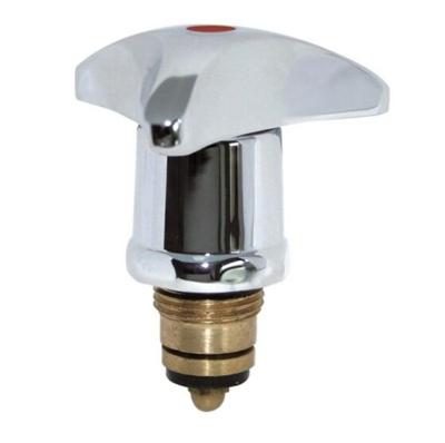 Kirchhoff Metalen trecorn handvat, chroom, 3/8", met bovenste deel, rood gemarkeerd - 986150748