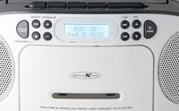 Reflexion CD-Player Radio/CD-speler DAB+, DAB, VHF (FM) AUX, CD, Cassette, USB Wit, Grijs - thumbnail