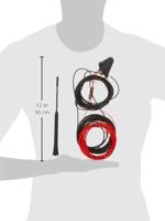 Hama Auto-antenne voor DAB/DAB+, AM/FM (flexibele dakantenne voor digitale radio-ontvangst in de autoradio, band III, L-band, SMB (F)-stekker, elektronisch versterkt, actief, 12 V, auto-auto-antenne) - thumbnail
