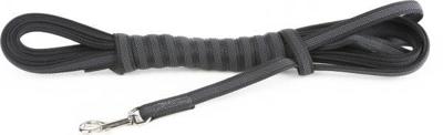 Lange lijn hond - Antislip - 14mm x 7,5m - Zwart Lange lijn hond - Antislip - 14mm x 7,5m - Zwart