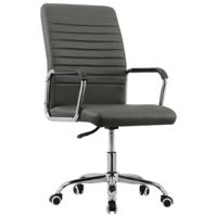 vidaXL Kantoorstoel draaibaar stof antracietkleurig - thumbnail