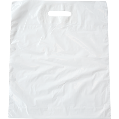 Tas | LDPE | dKT | 37x 4x44cm | draagtas | wit | 500 stuks